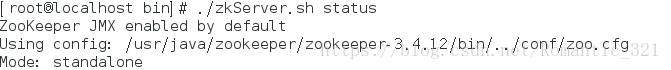 zookeeper启动失败的错误（Error contacting service. It is probably not running）