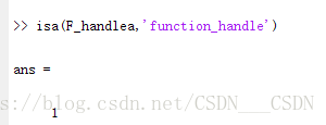 【MATLAB】函数句柄