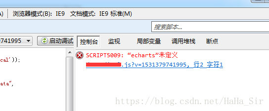 解决ie浏览器echarts报错 Script5009 Echarts 未定义 Haha Sir的博客 Csdn博客 Echarts未定义