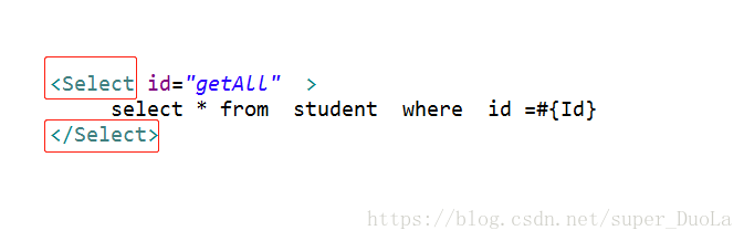 Error creating document instance.  Cause: org.xml.sax.SAXParseException; Element type Select must