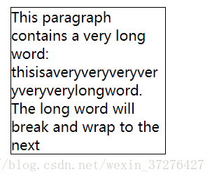 word-wrap屬性