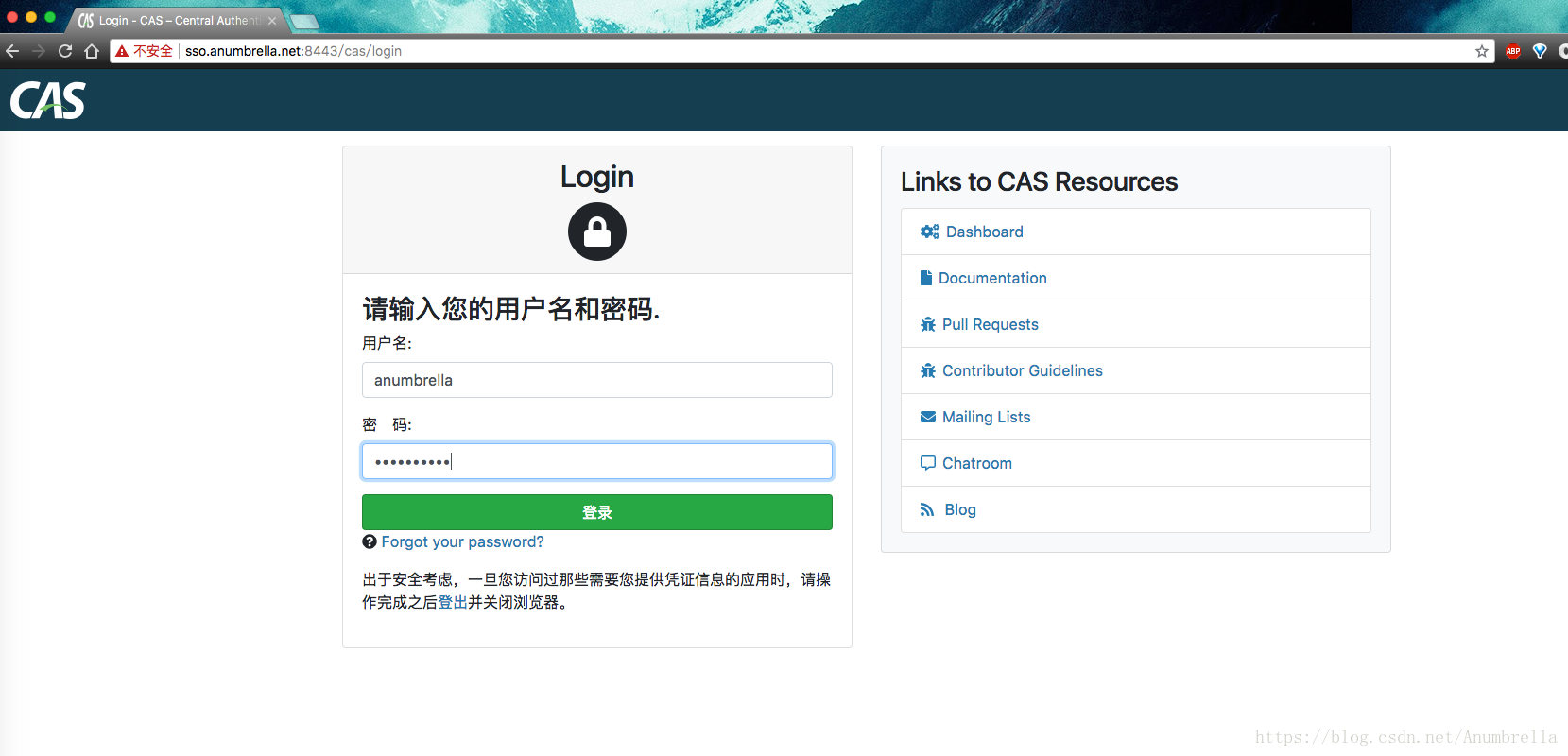 cas login2