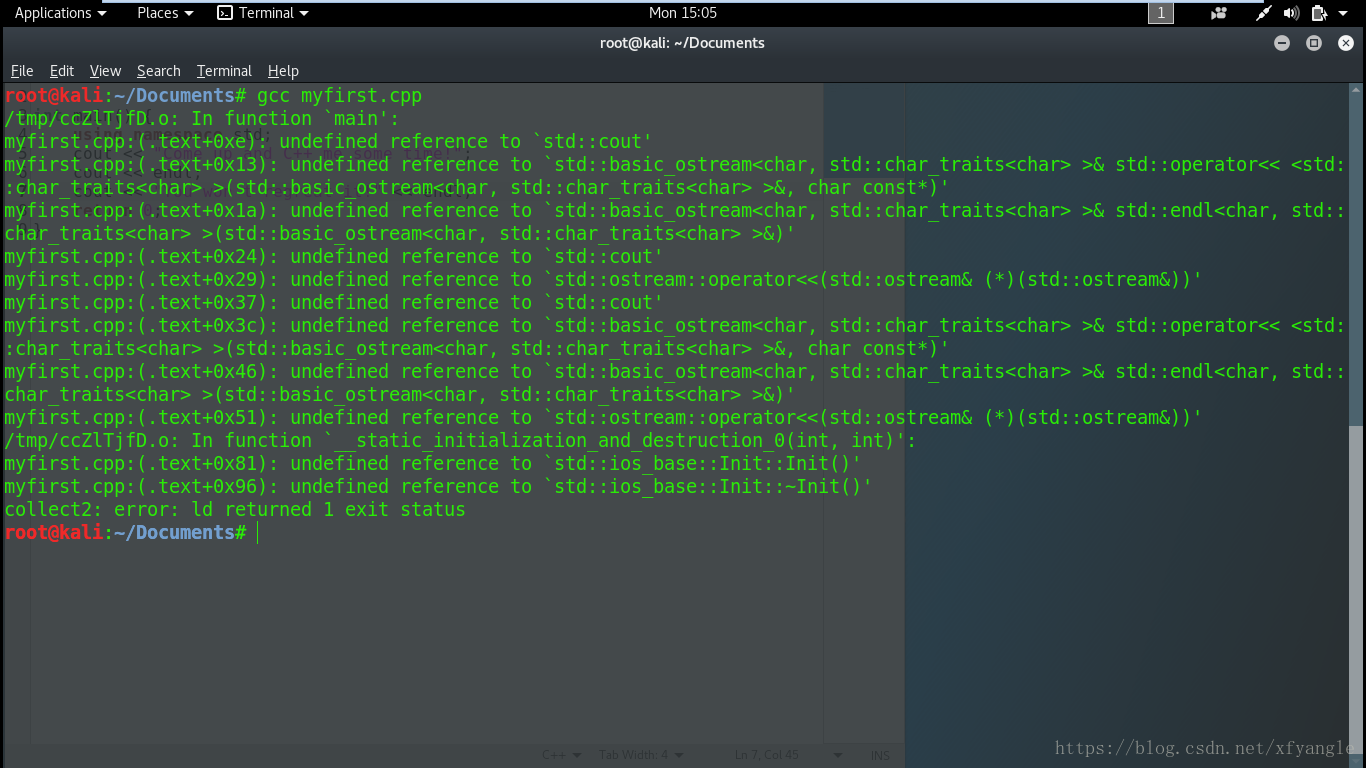 Linux c undefined reference to std ios base init init 