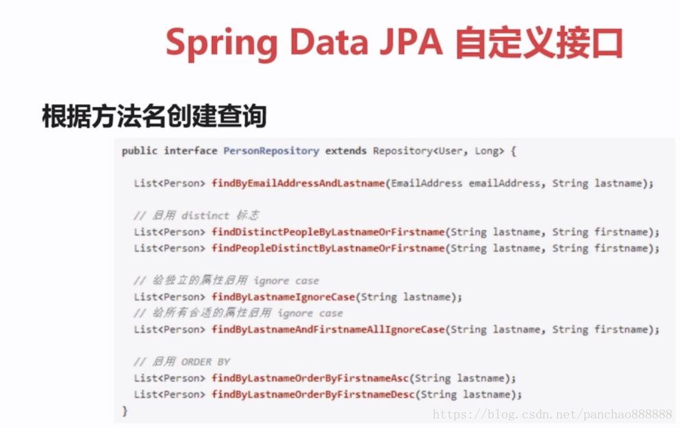 Spring DataJPA自定义接口