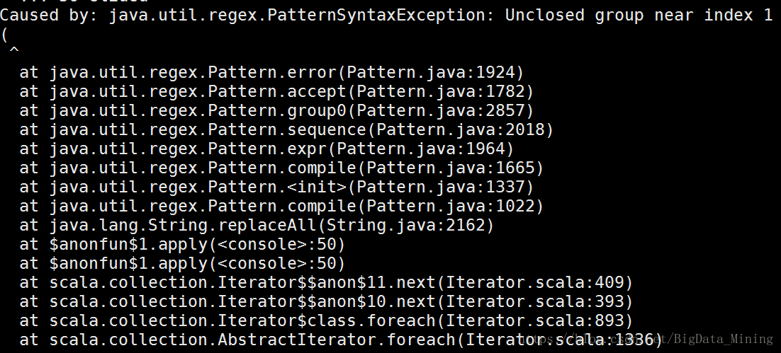 Ошибка spark. Regex java. REPLACEALL java