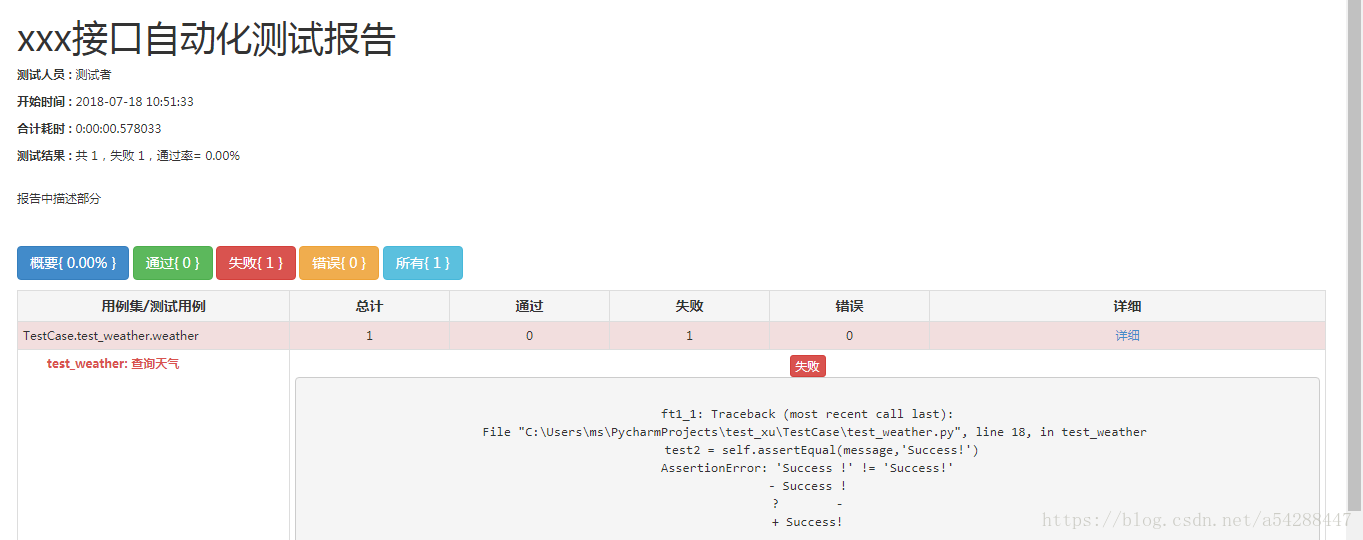 python3+requests库框架设计07-生成测试报告