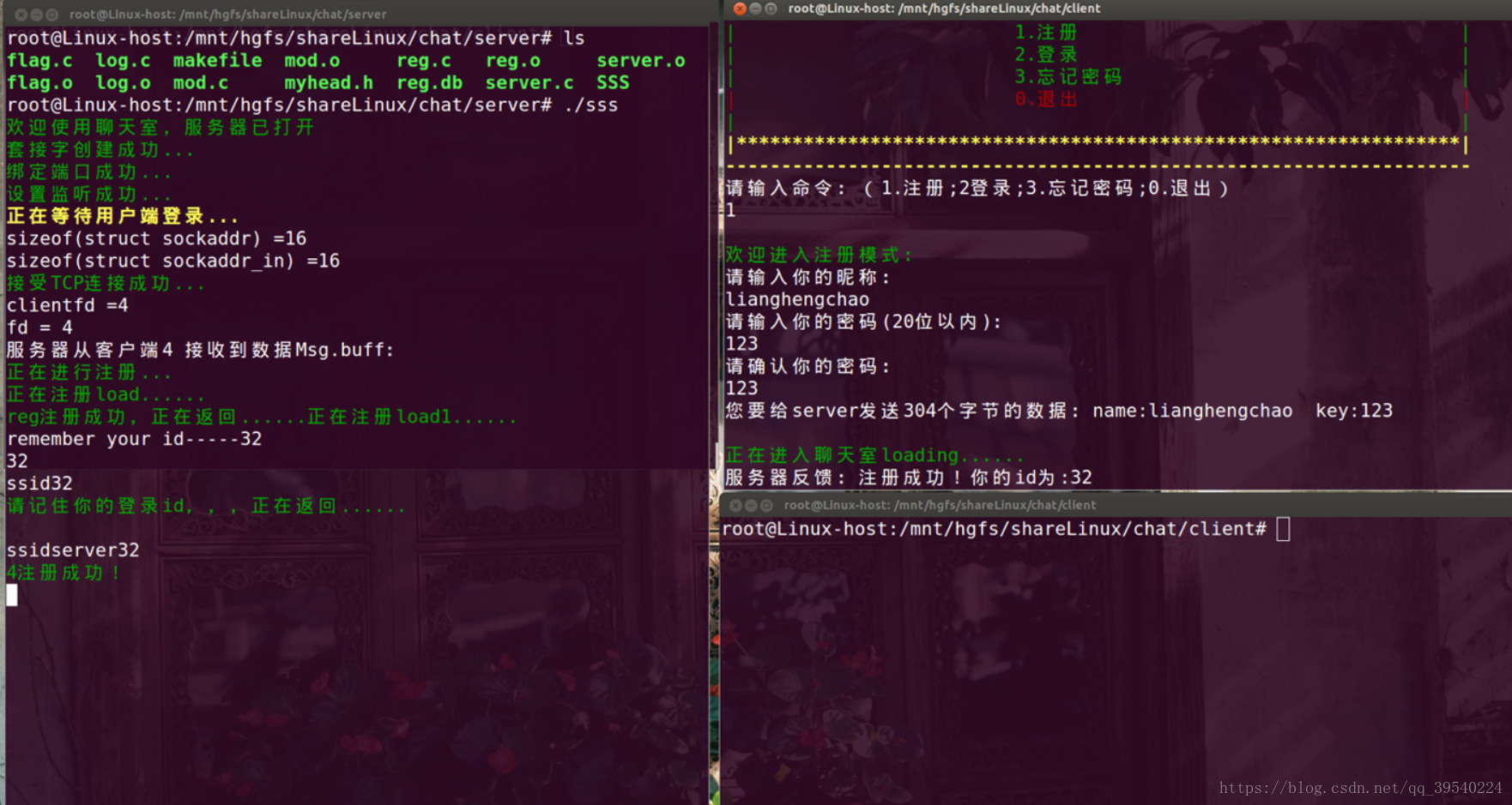 cs架构linux聊天室  第1张