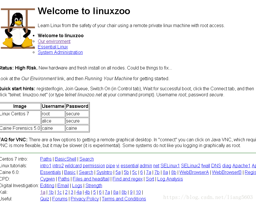 linuxzoo.net