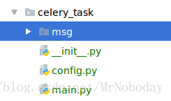 Celery基本目录结构