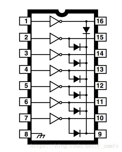 Схема включения uln2804a