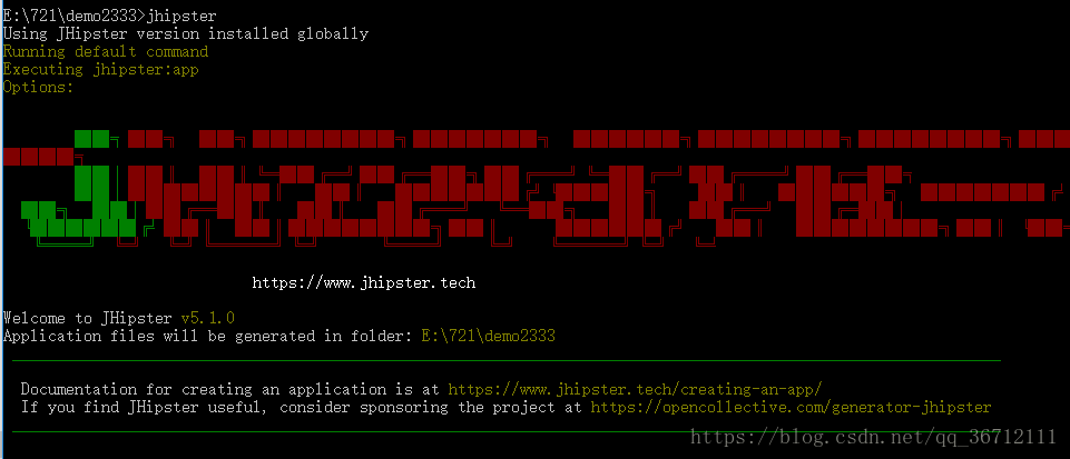 运行jhipster