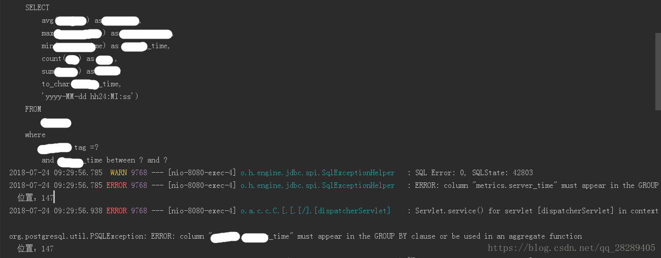 Column Ms Xxx Time Must Appear In The Group By Clause Or Be Used In An Aggregate Function 殇莫忆的博客 程序员宅基地 程序员宅基地