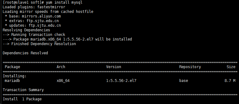 CentOS7下使用YUM安装MySQL5.6
