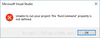 RunCommand Property is not defined