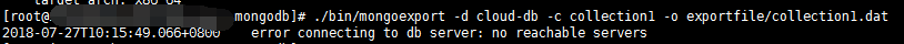 error connecting to db server: no reachable servers[通俗易懂]