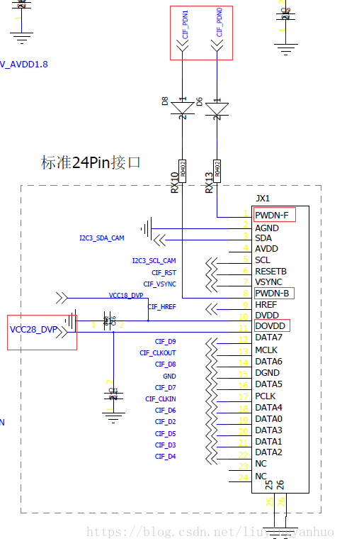 電源使能腳和復位腳