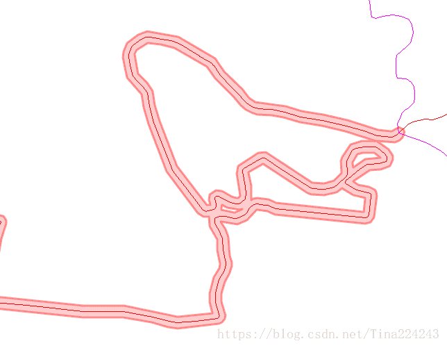 js绘制环形缓冲区- JavaScript JSTS Buffer polyline