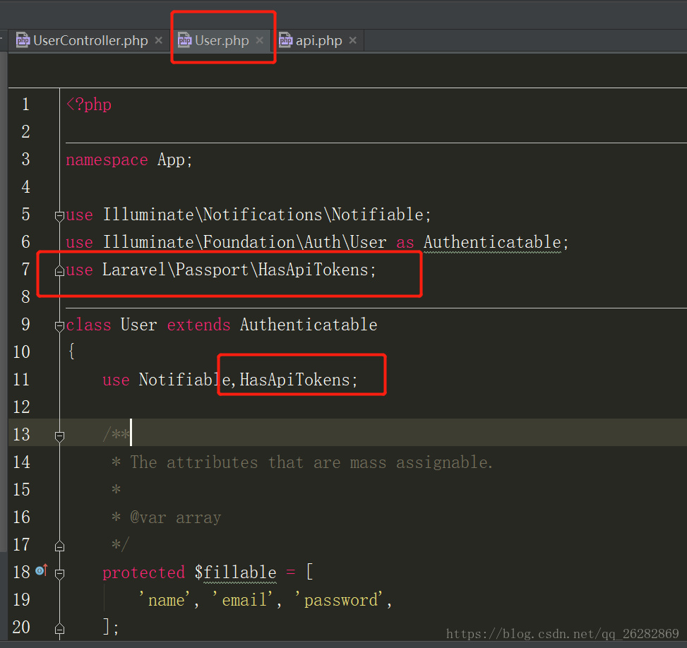 Laravel 프레임워크에서 Possport Api의 인증 과정에 대한 자세한 설명(그림 및 텍스트)