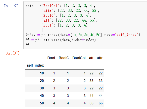 Pandas个人操作练习（1）创建dataframe及插入列、行操作