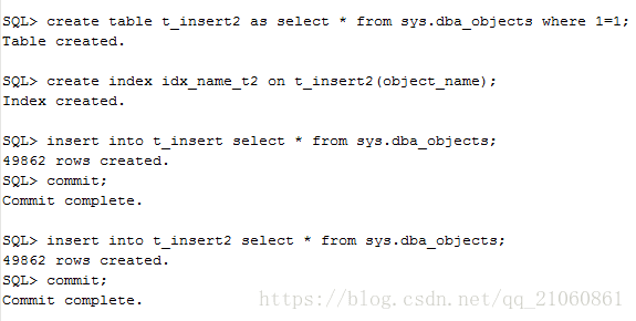 Oracle Insert Into太慢 White Day Dream的博客 Csdn博客