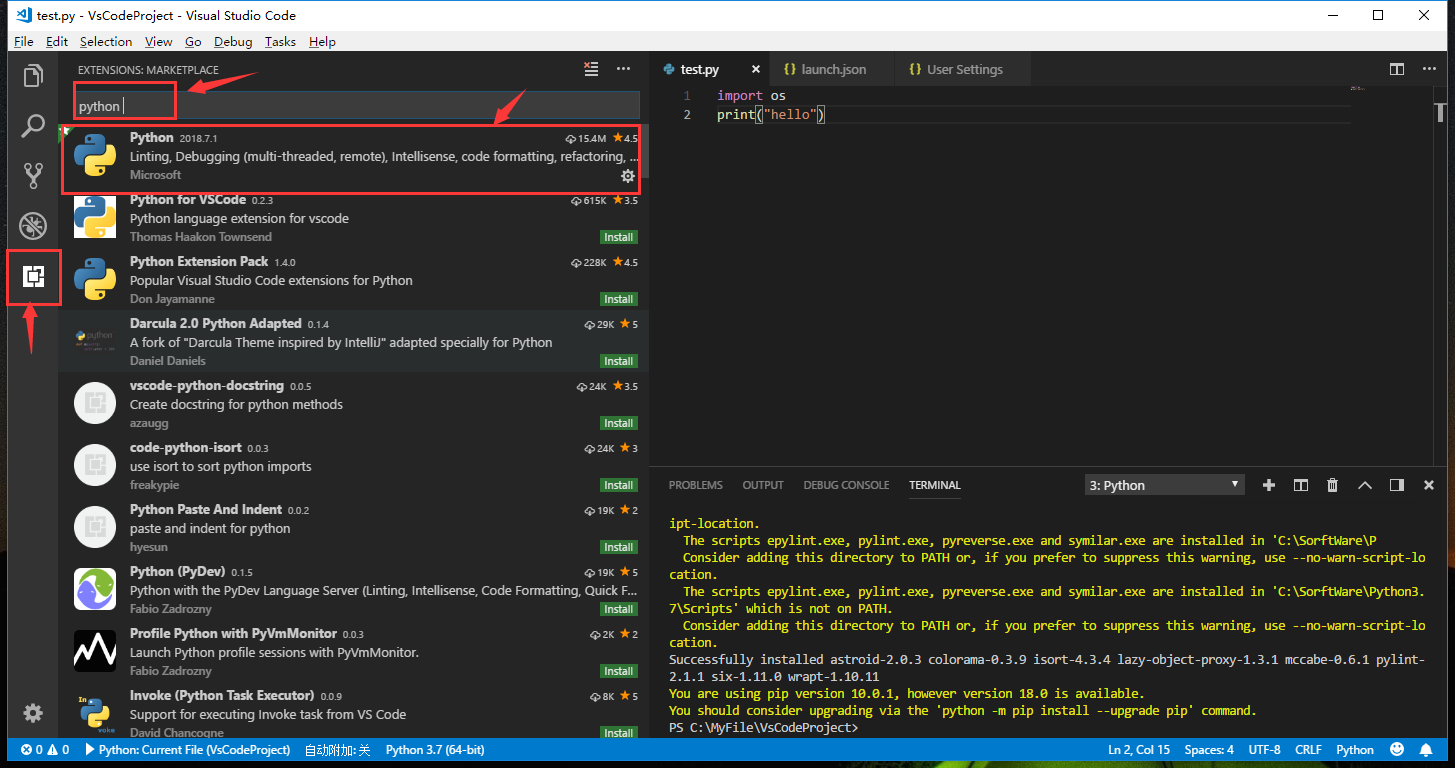 VSCode配置Python开发环境
