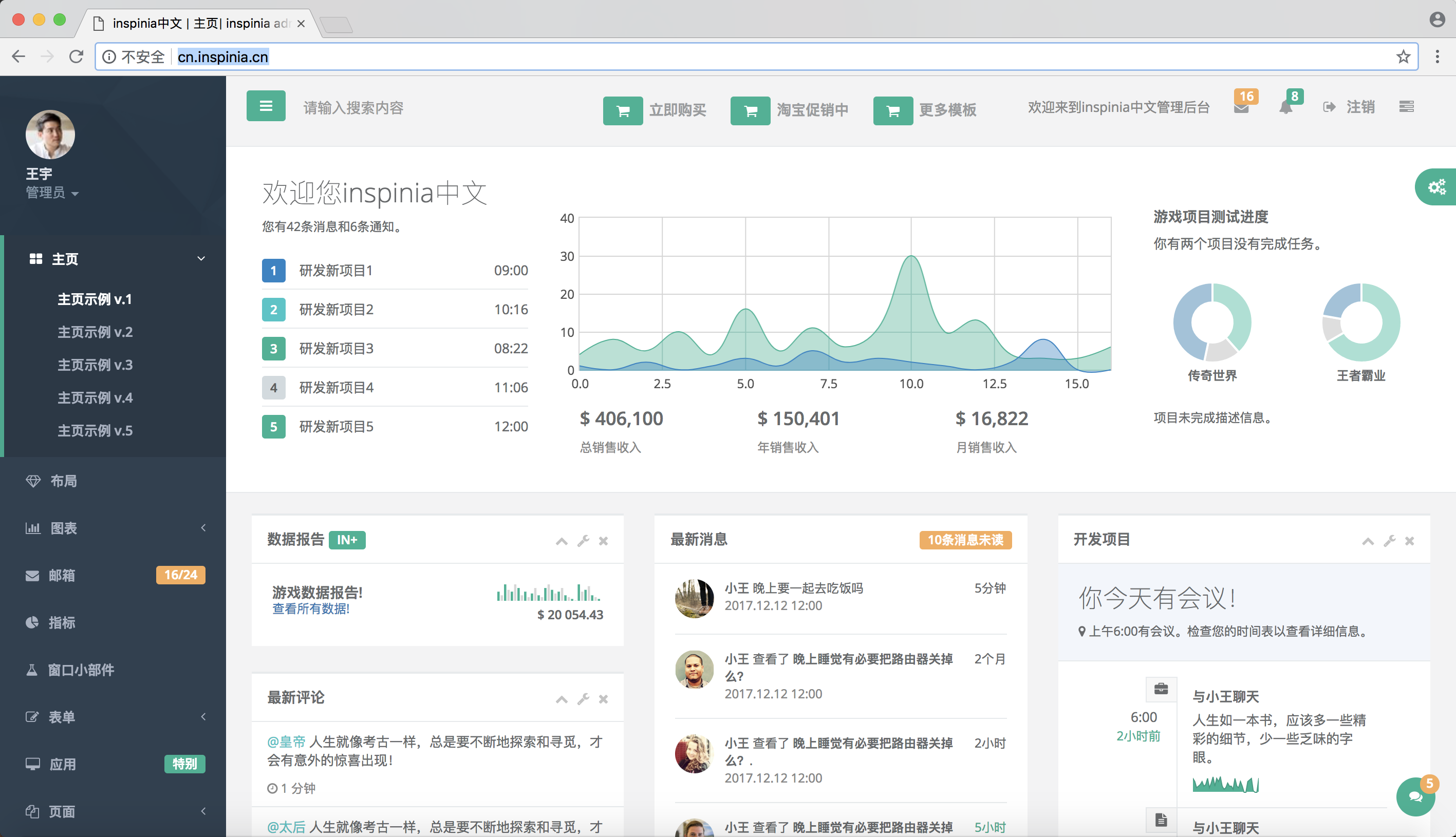 国外最流行的Bootstrap后台管理模板[通俗易懂]