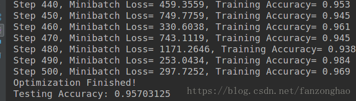 两层卷积网络实现手写数字的识别（基于tensorflow）