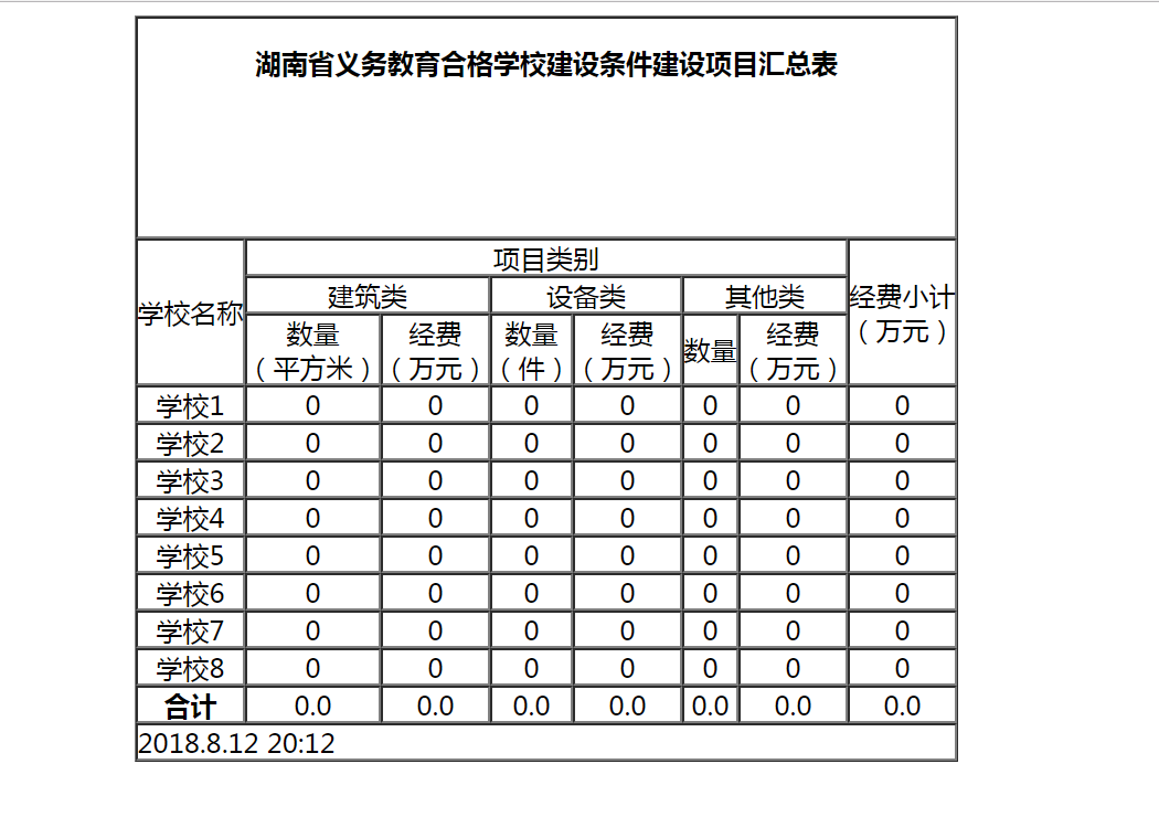 表格