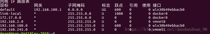 Linux上ARP表，路由表的解释