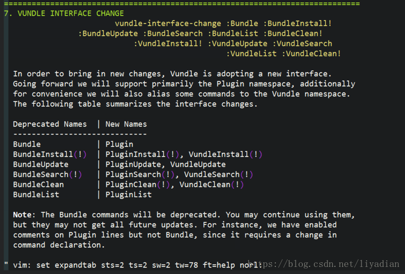 vim 插件vundle中Plugin和Bundle的区别