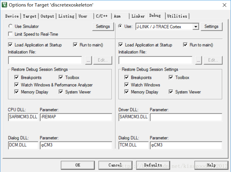 Use sim. STM Utility. St link Server is required to Launch the debug session.