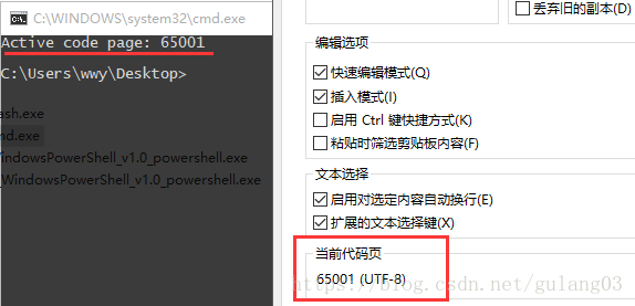 修改cmd控制台默认代码页编码的几种方法【GBK、UTF-8】_cmd 编码-CSDN博客