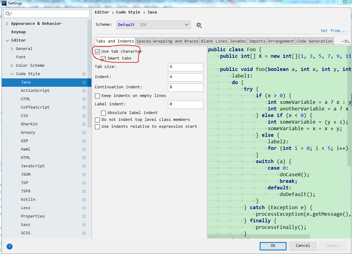 How IntelliJ Idea sets tab to 4 spaces - Programmer Sought