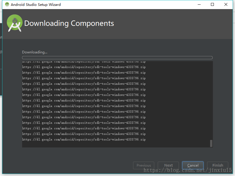 Downloading components. Календарь Android Studio. SDK. Windows SDK. SDK download.