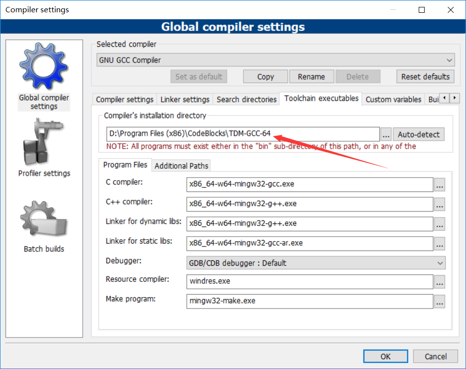 Codeblocks17.12 Debug 报错：ERROR: You Need To Specify A Debugger Program ...