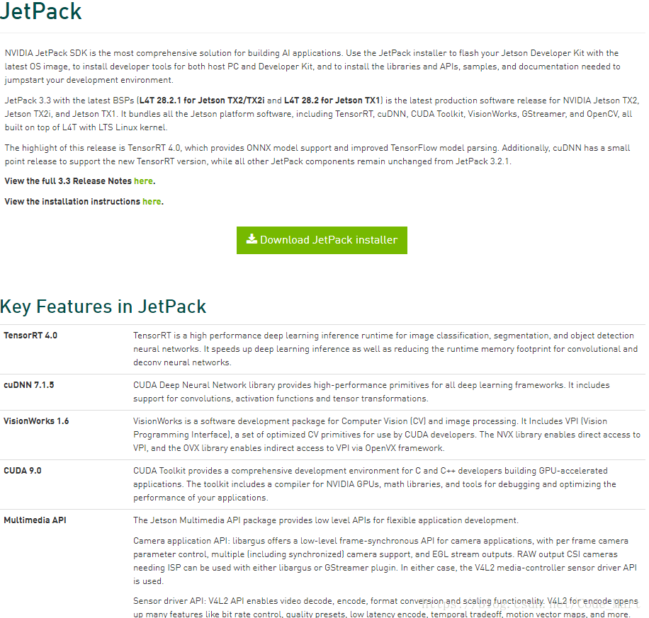 JetPack 3.3