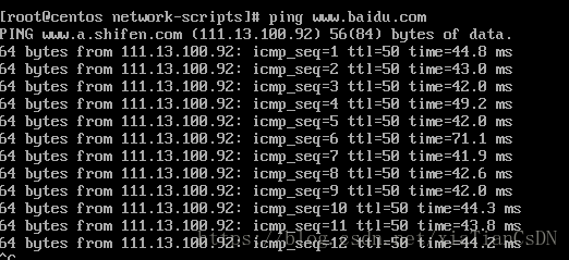 Linux 设置固定IP地址