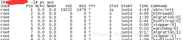 Linux中查看正在运行的进程 Ps命令 Yihanzhi的博客 Csdn博客 Linux中查看进程命令