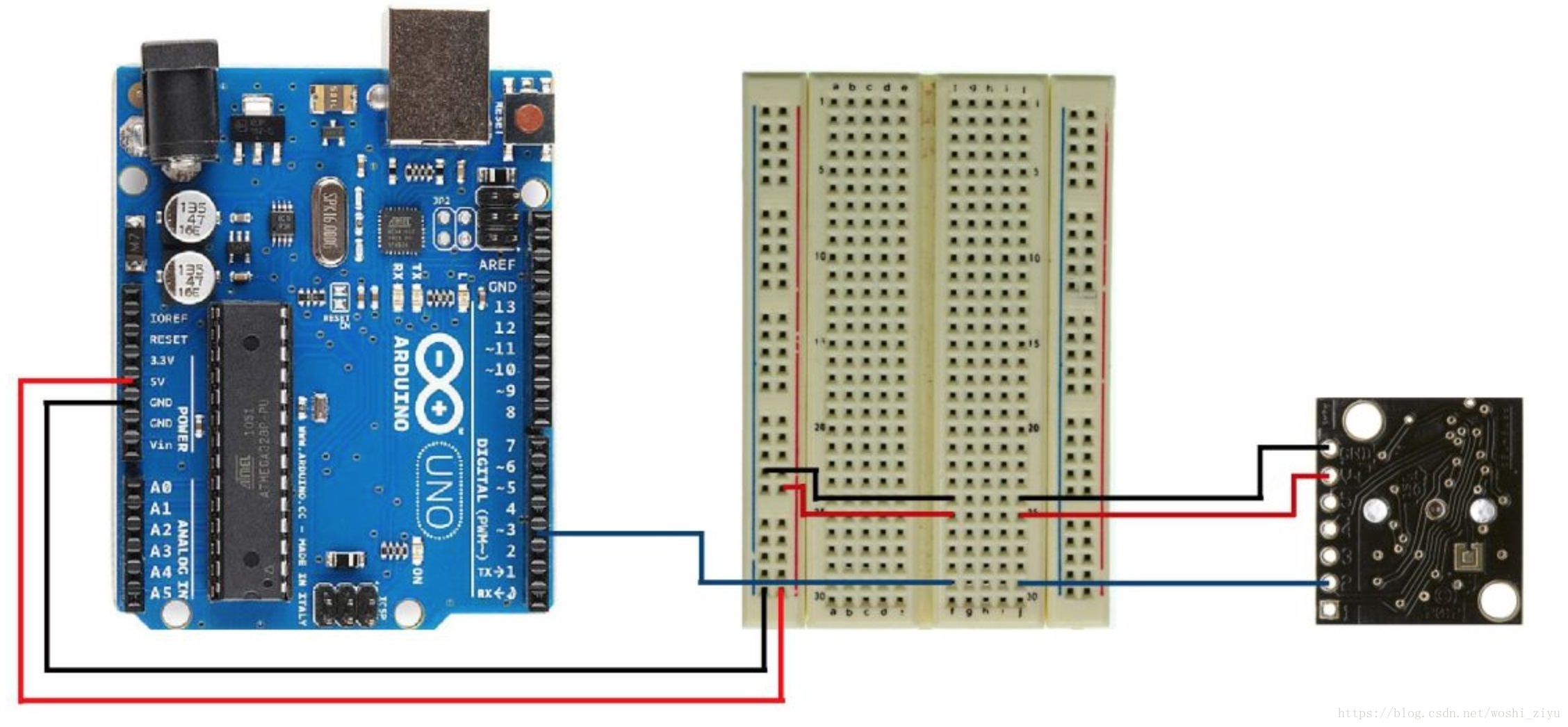 使用Arduino开发板和声纳传感器测量距离