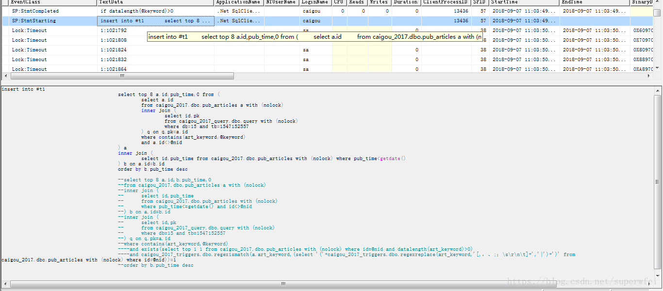 SqlDataAdapter.Fill()时超时的一个另类的原因：你的存储过程中有超长的代码或注释吗？