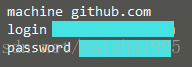 machine github.com login password