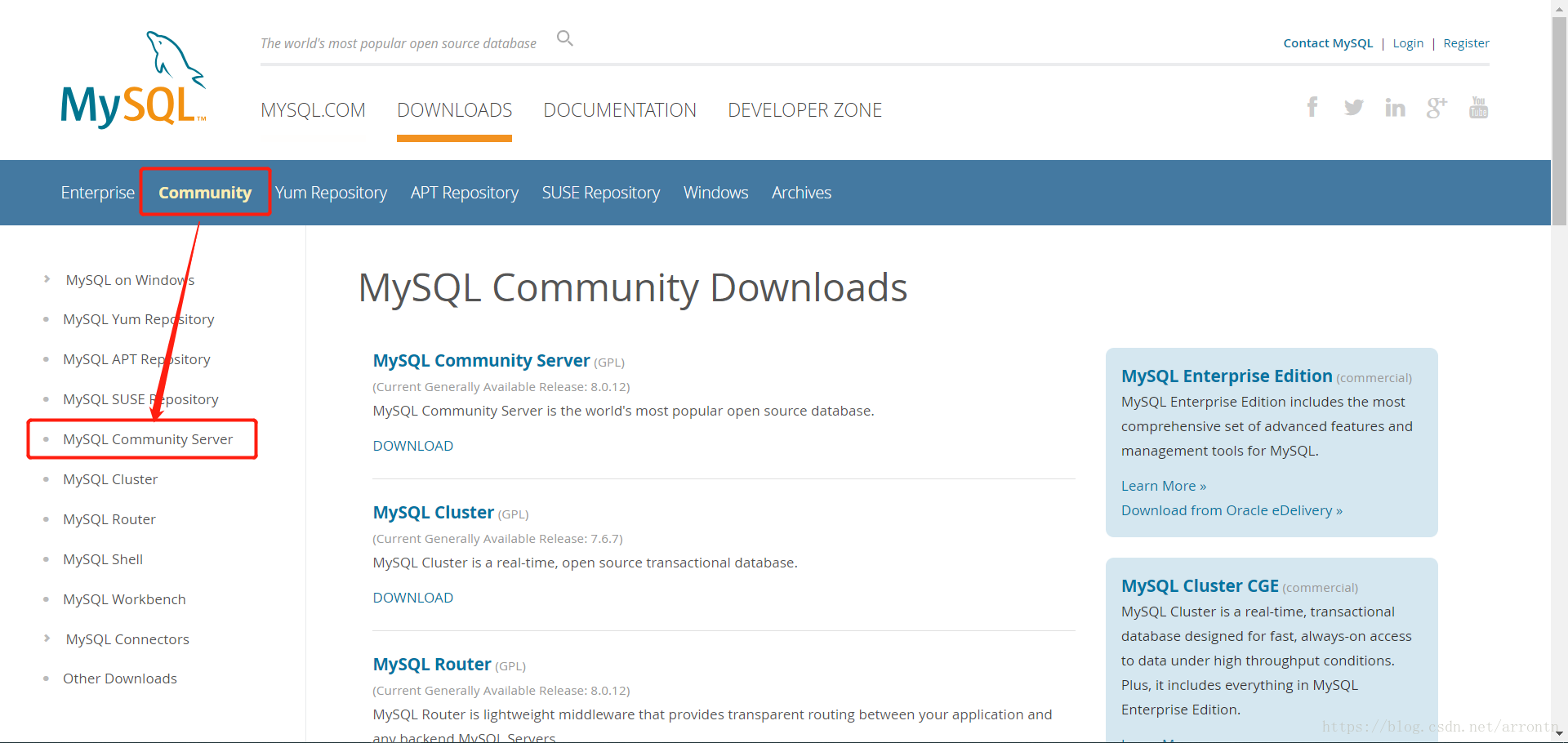 Репозиторий mysql. MYSQL community downloads. MYSQL Интерфейс. MYSQL Enterprise Edition