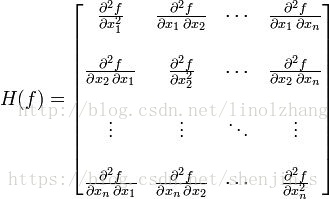 牛顿法 与 Hessian矩阵