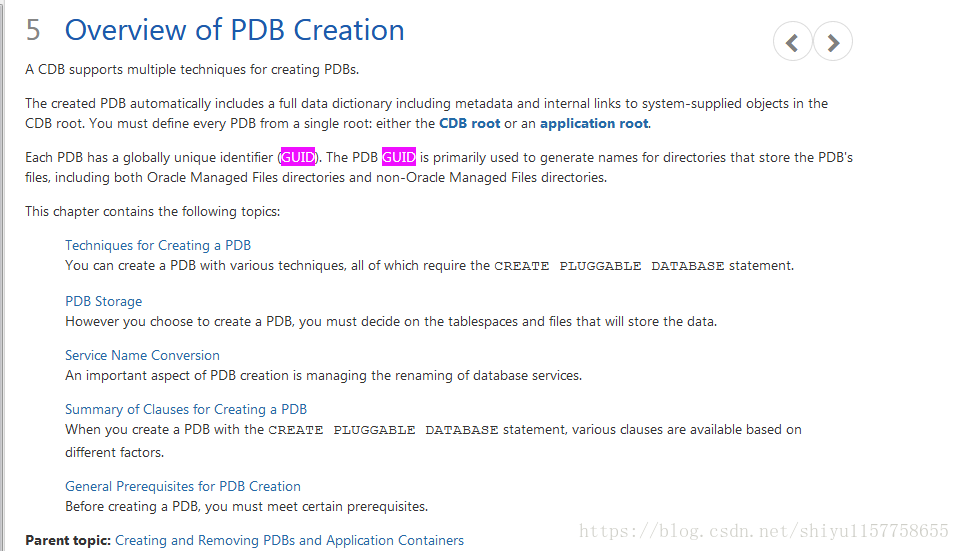 Oracle 18c CON_GUID_TO_ID
