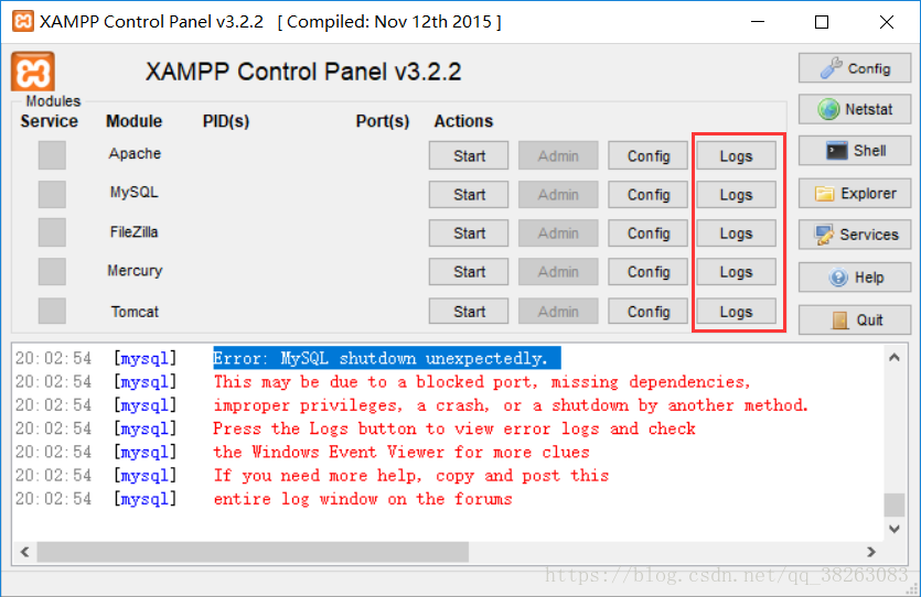 Cara Mengatasi Xampp Error Mysql Shutdown Unexpectedly