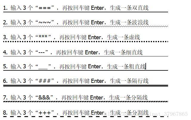 【Word 】隐藏功能生成特殊线