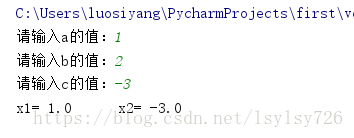 Python一元二次方程求根 罗思洋的博客 Csdn博客