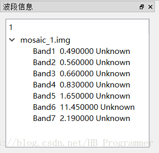 GDAL读取图像波长和单位