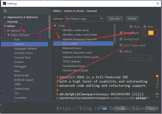 Idea 修改行号颜色和修改行号背景色 Matchlesshreo的博客 程序员宅基地 程序员宅基地