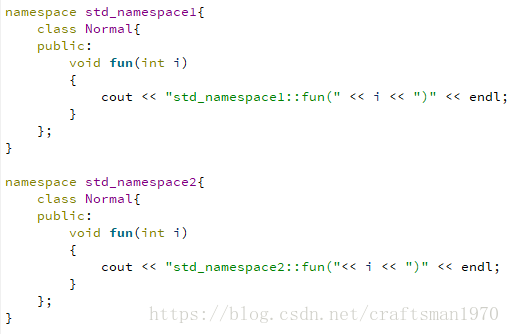 C 11新特性 79 内联命名空间 Inline Namespace 面向对象思考 Csdn博客 内联命名空间